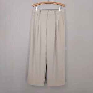 Gap High Rise Pleated Wide Leg Trouser Pants Size 12